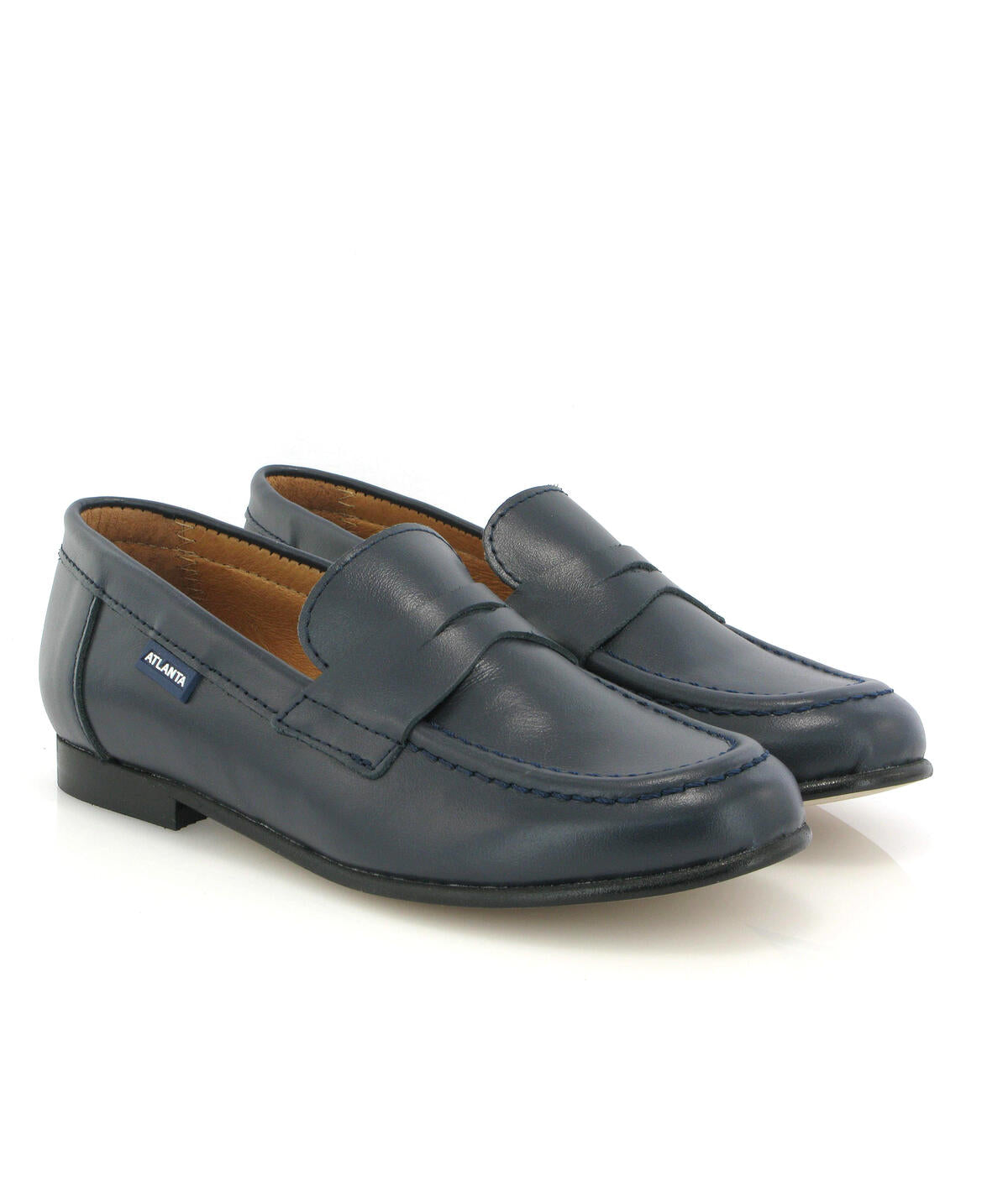 Atlanta Blue Navy Smooth Teresa Loafer