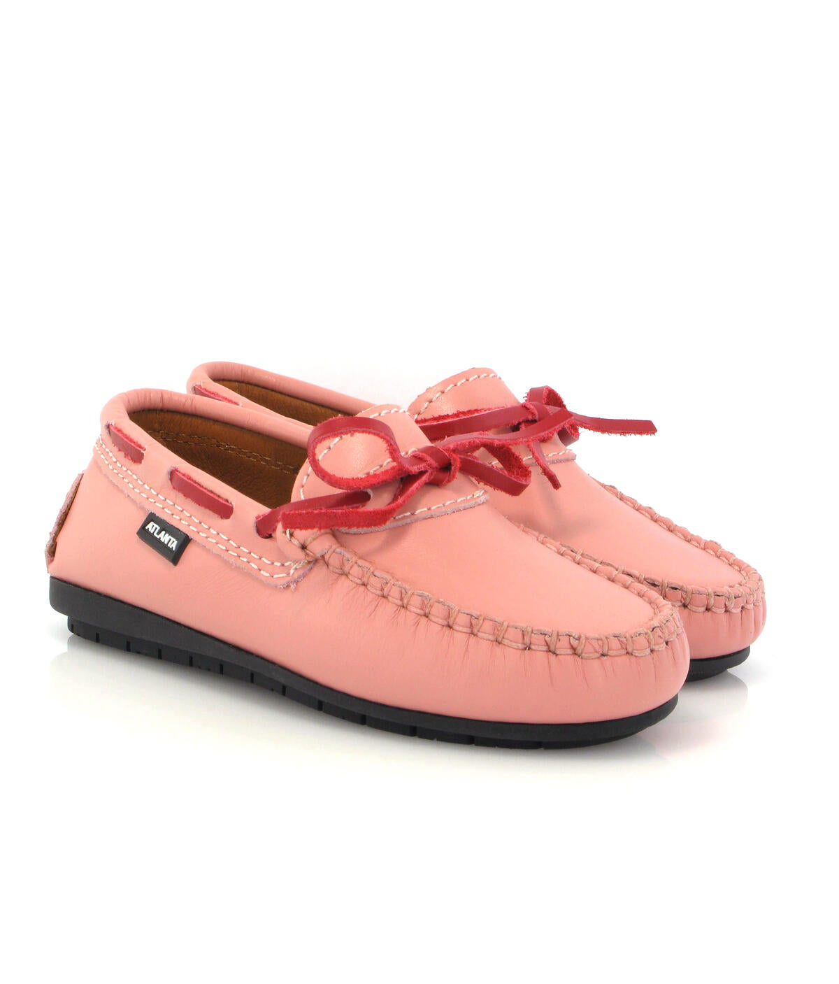 Atlanta Pink Red Lace Loafer