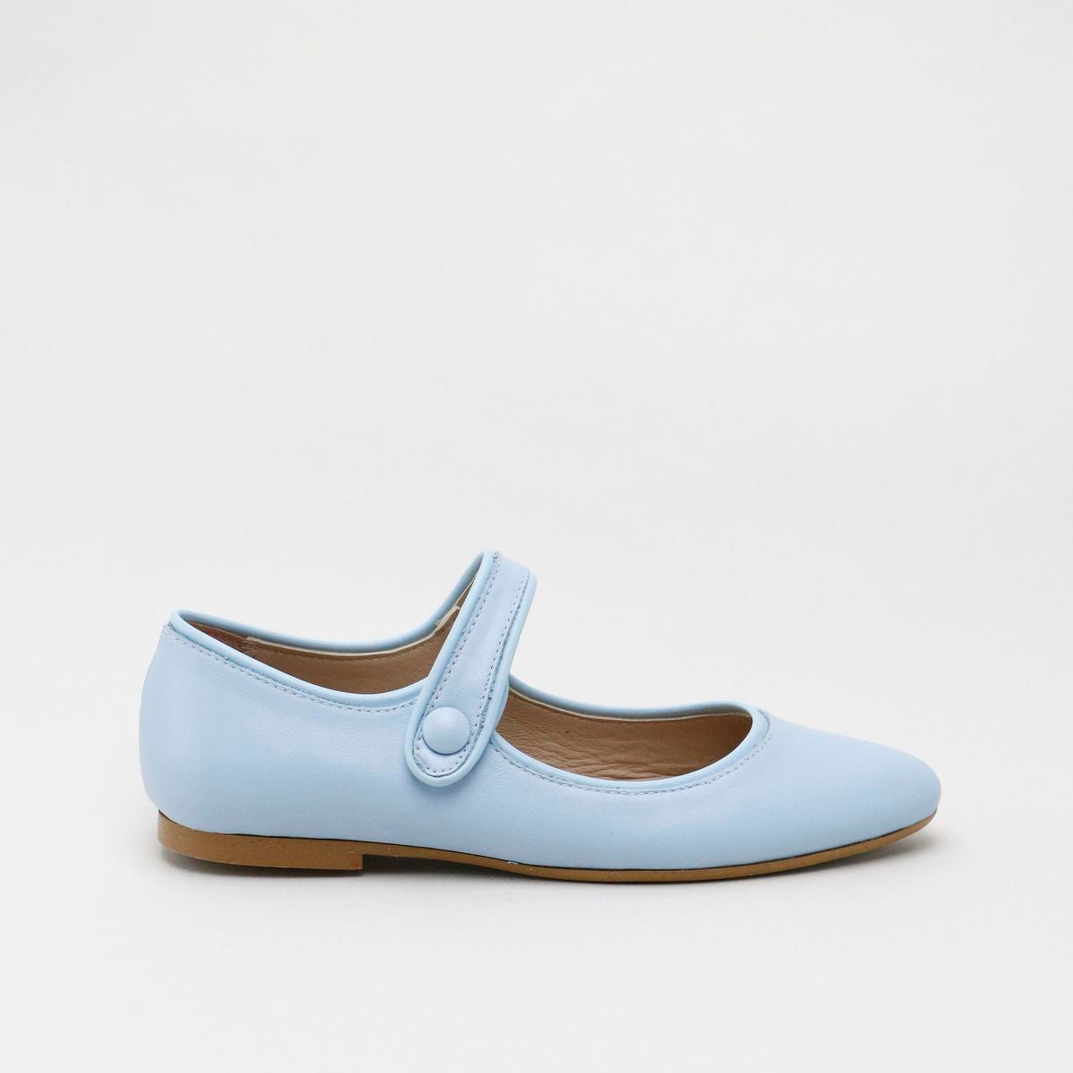 Papanatas Sky Blue Pointed Mary Jane – HAL Shoes