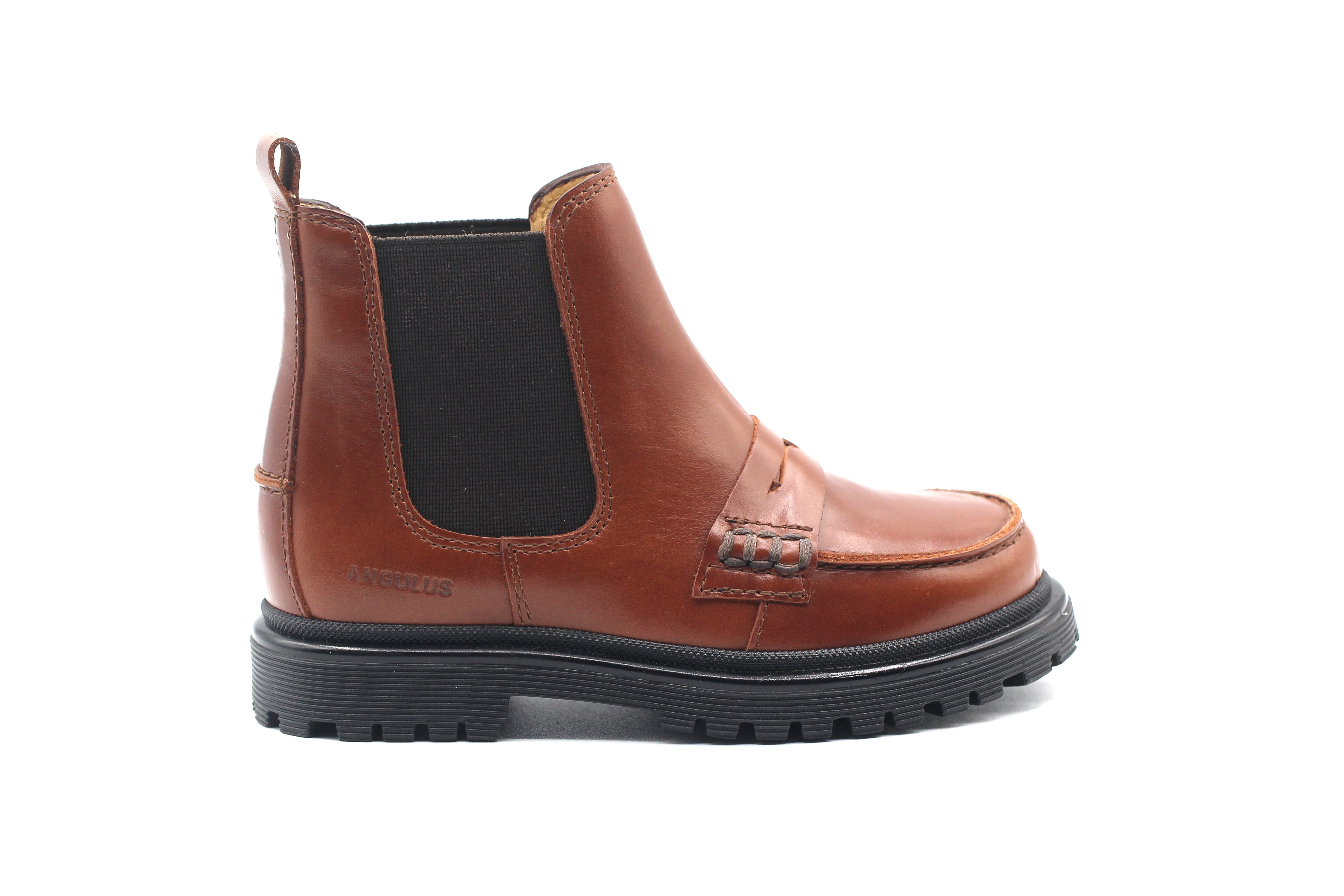 Angulus Brown Chelsea Penny Boot