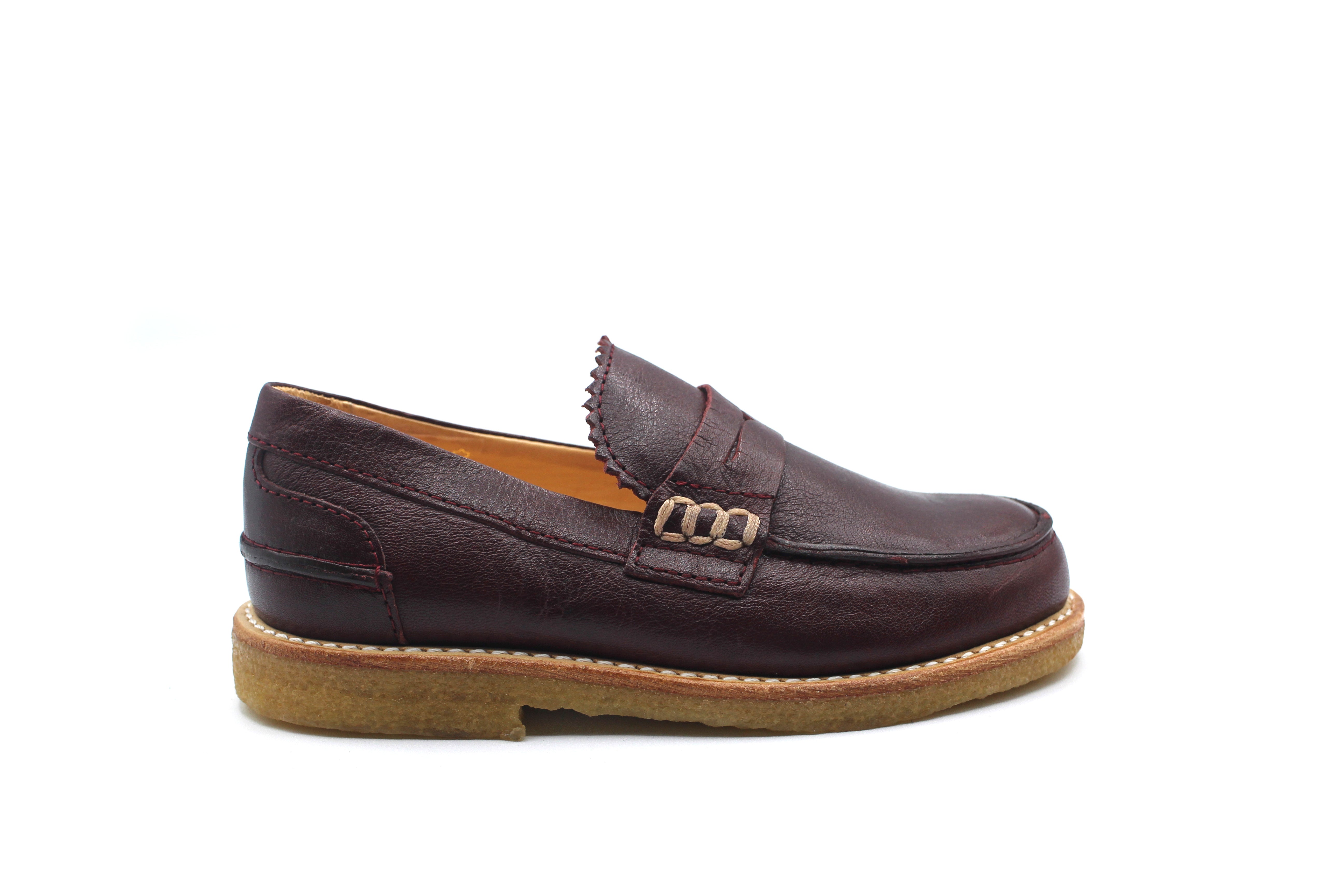 Angulus Bordeaux Penny Loafer