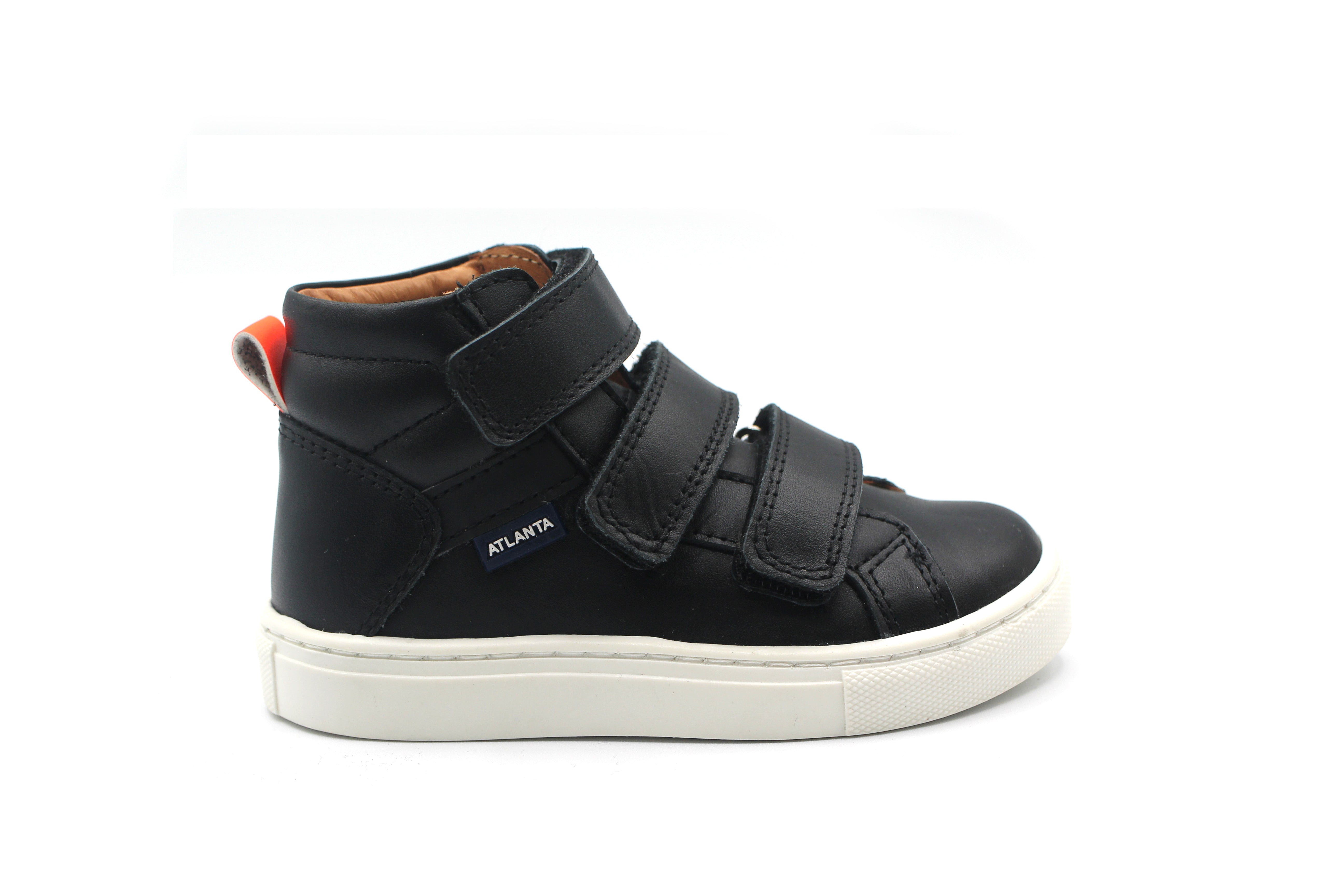 3 Straps Sneakers - black smooth - Atlanta Mocassin