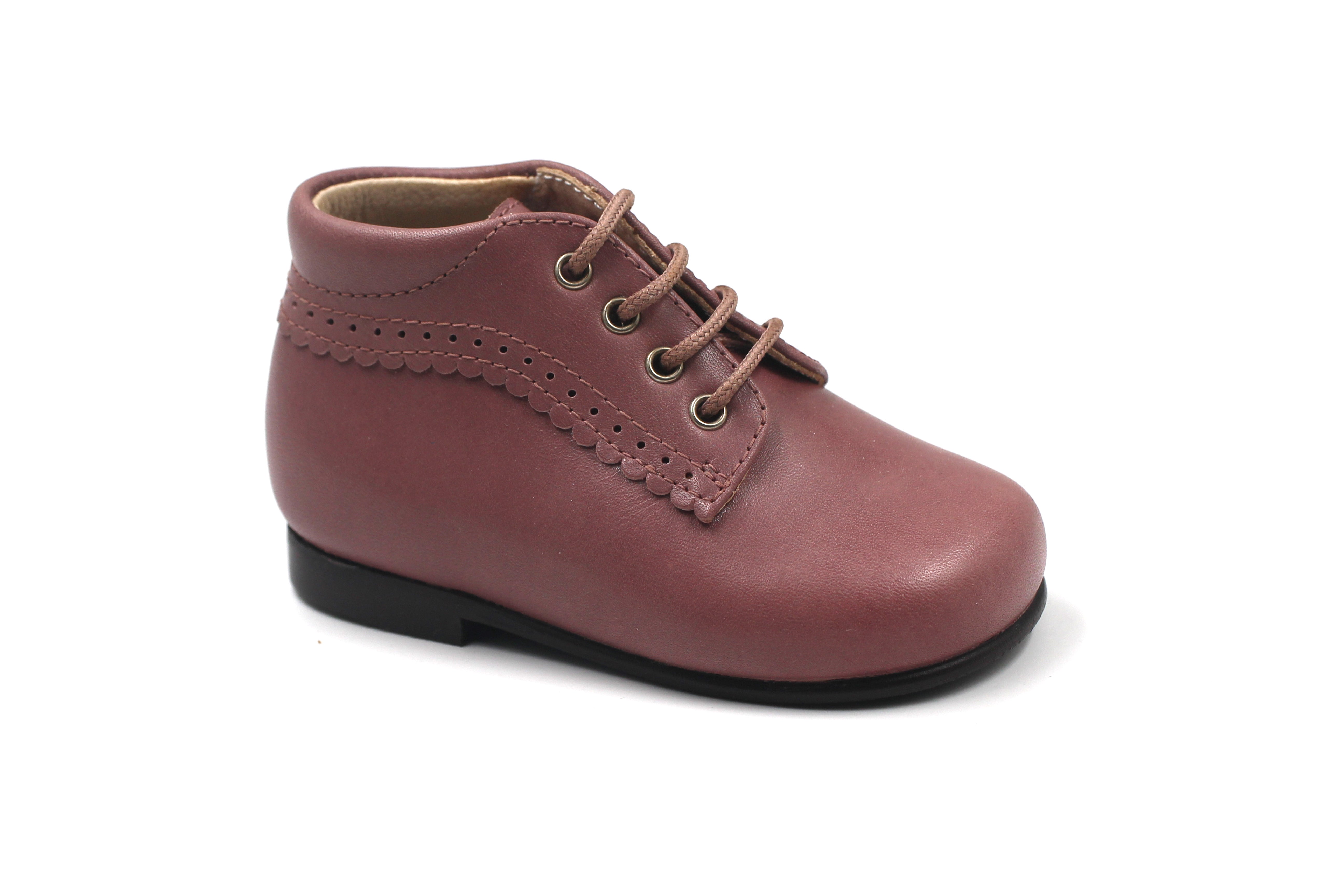 Beberlis Rose Lace-up Baby Bootie