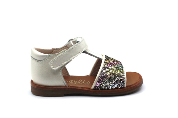 Beberlis Glitter Velcro Baby Sandal
