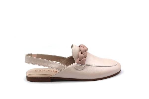 Beberlis Pearlized Pink Slingback