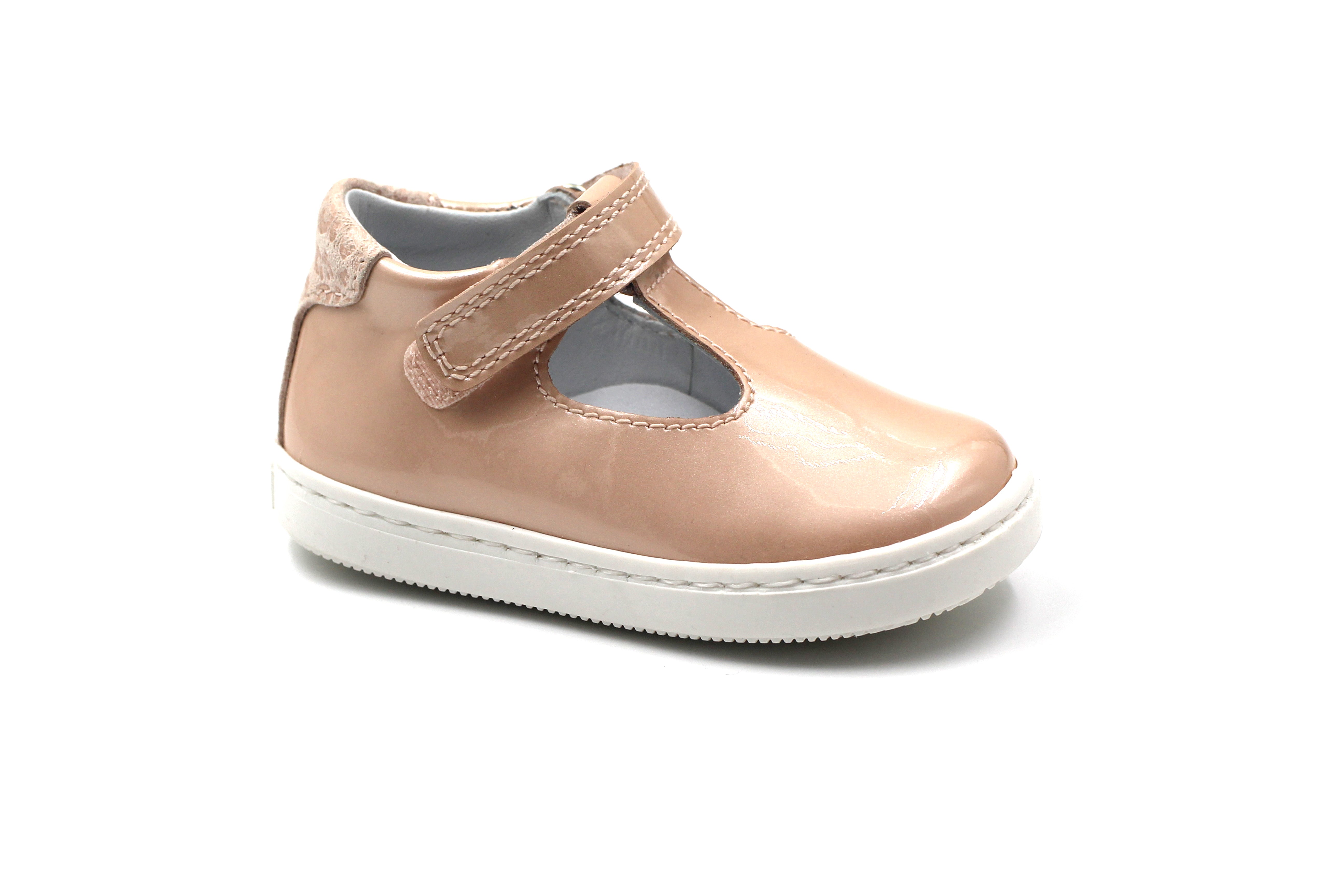 Beberlis Nude Baby T-strap Sneaker