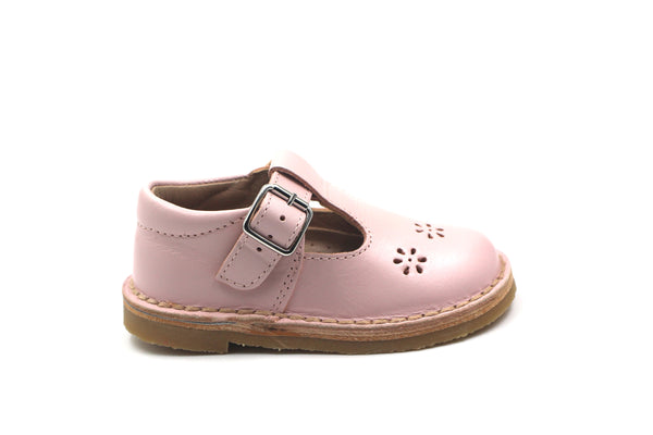 Confetti Light Pink T-Strap Baby Bootie