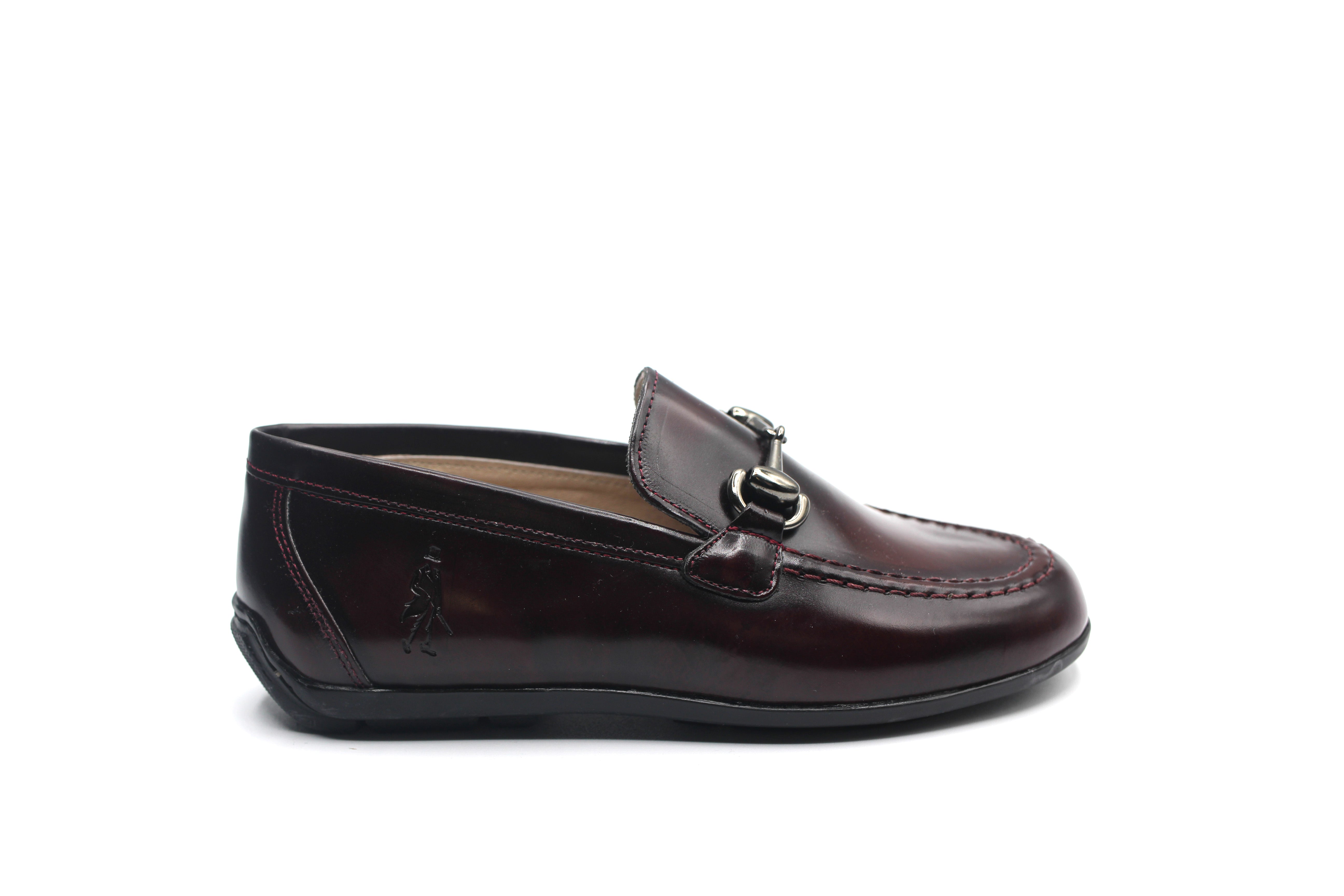 Don Louis Burgundy Chain Loafer