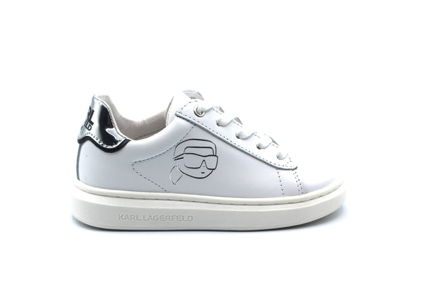 Karl Lagerfeld White Lace Sneakers