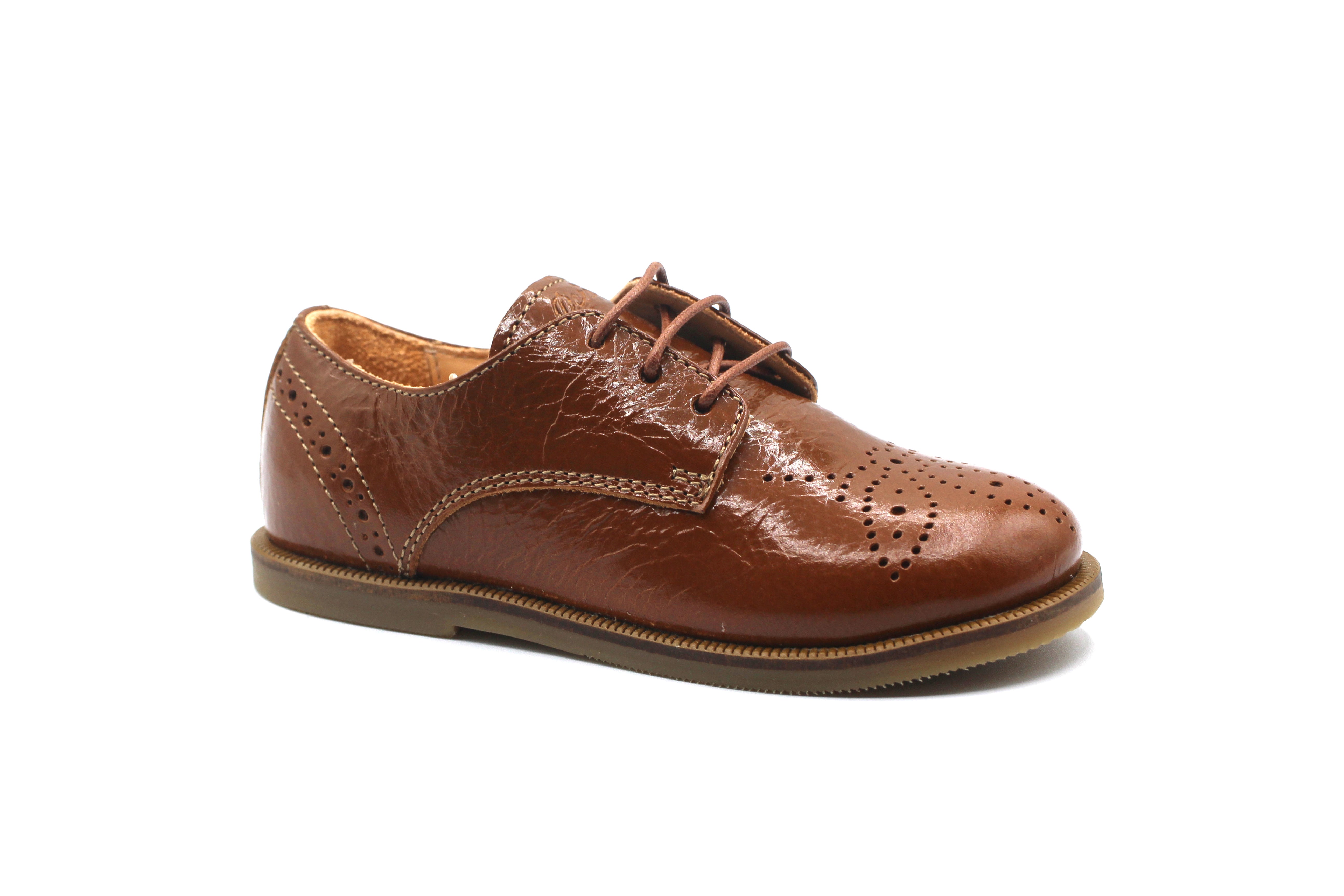 Ocra Brown Patent Oxford