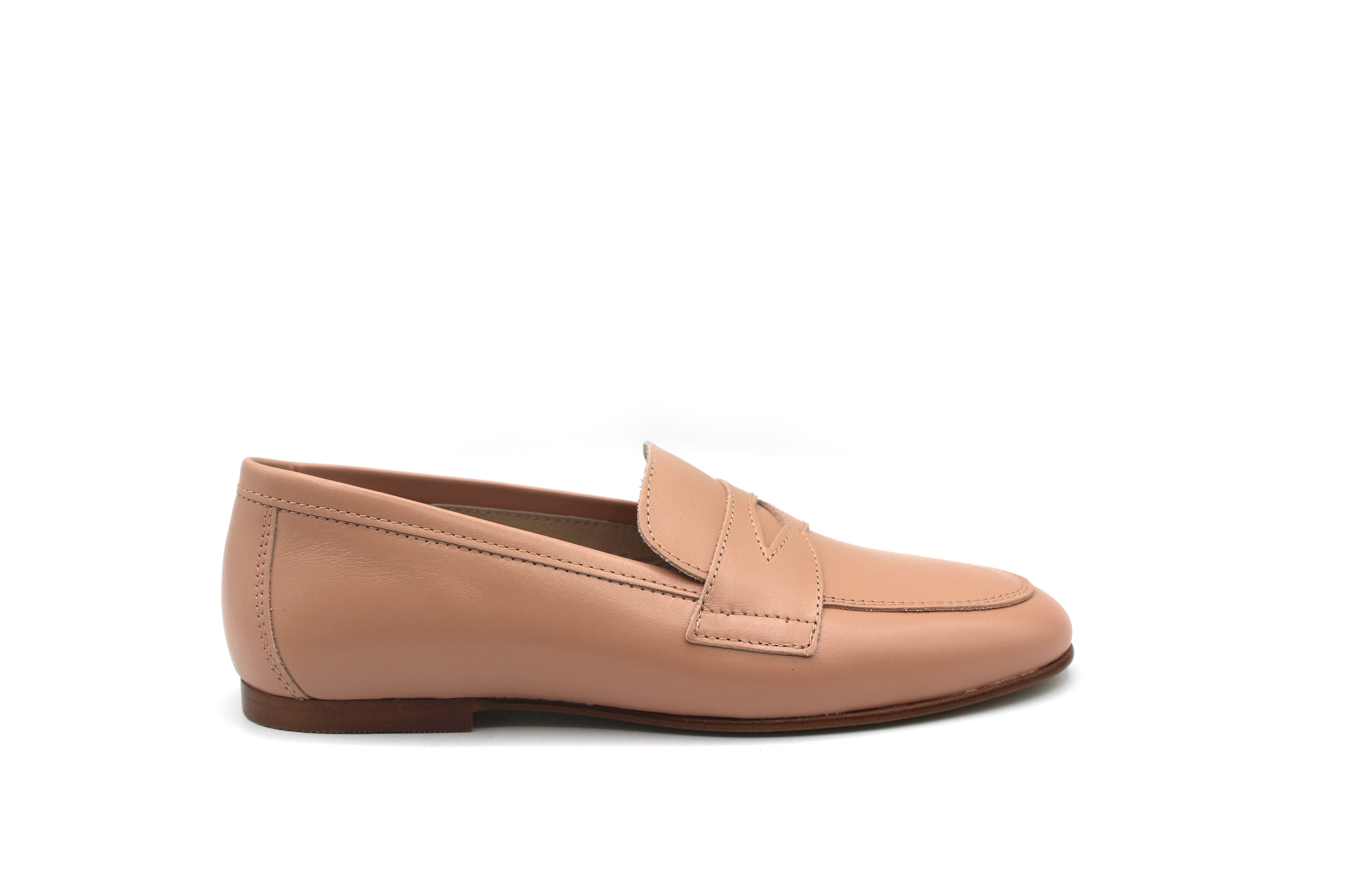 Don Louis Peach Penny Loafer