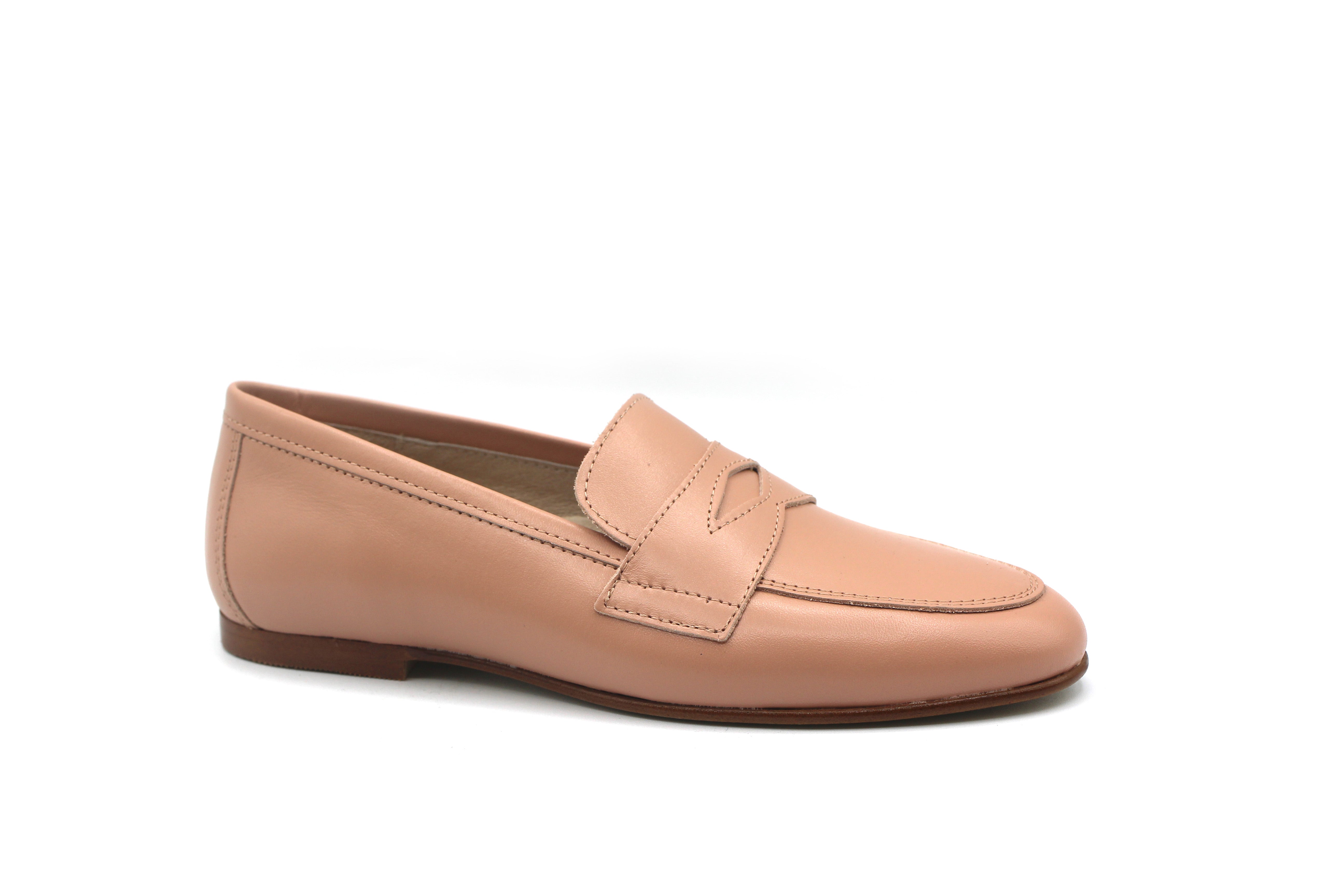Don Louis Peach Penny Loafer