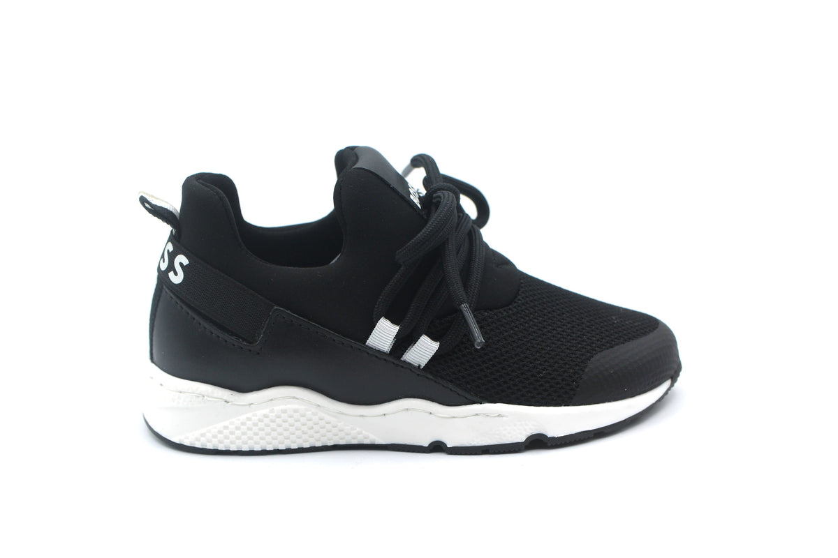 Hugo Hal Layer Hugo Boss Black Lace Sneakers – HAL Shoes